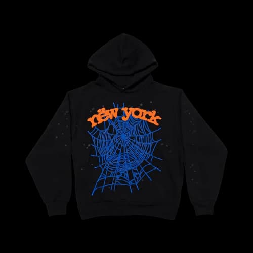 Sp5der OG Web V2 Knicks Alternate Hoodie 'Black'
