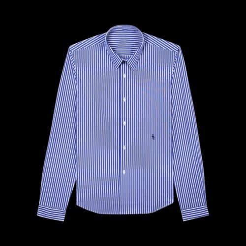 Sporty & Rich Charlie Striped Shirt 'Blue'