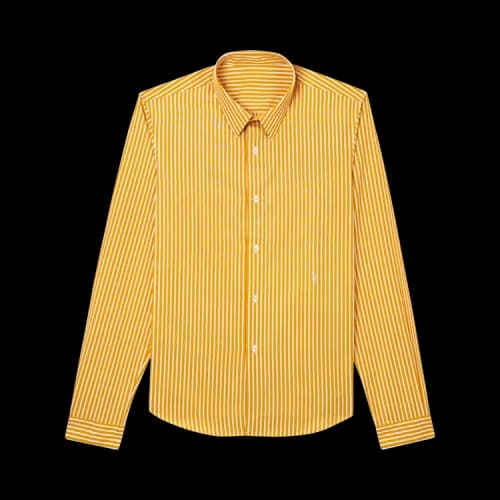 Sporty & Rich Charlie Striped Shirt 'Yellow'