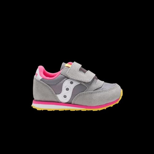 Saucony Jazz Hook & Loop Little Kid 'Grey Pink'