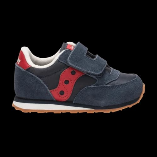Saucony Jazz Hook & Loop Big Kid 'Navy Red'