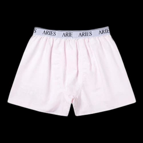Aries Temple Boxer Shorts 'Pink'
