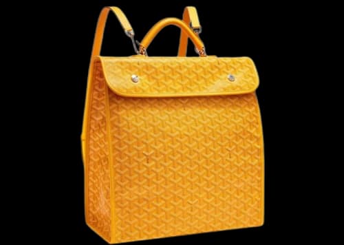 Goyard Saint Léger Backpack Yellow