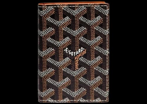 Goyard Saint Marc Card Holder Black/Natural