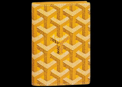 Goyard Saint Marc Card Holder Yellow