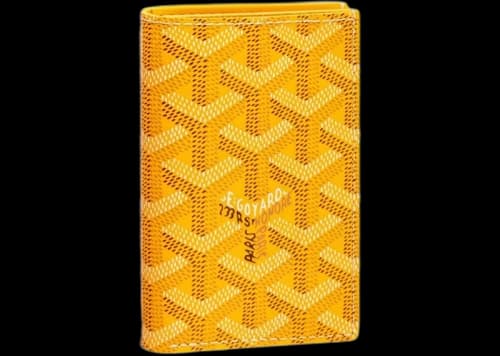 Goyard Saint Pierre Card Holder Yellow