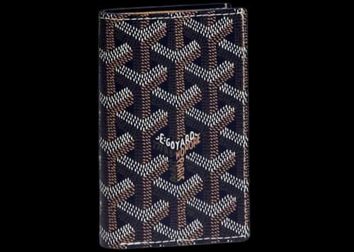 Goyard Saint Pierre Card Holder Navy Blue