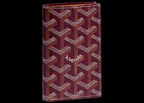 Goyard Saint Pierre Card Holder Bordeaux