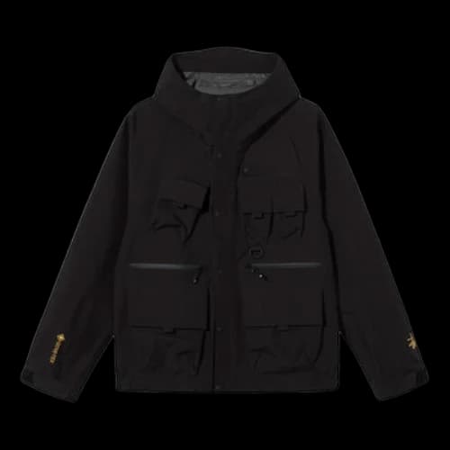 Stussy x GORE-TEX Unisex Zipper Hooded Jacket Black