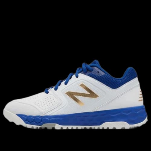 New Balance Fresh Foam Turf Velo1 White/Blue (Women's)