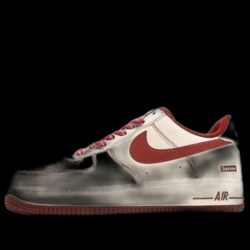 Nike x Supreme Air Force 1 Low 'White Red' (Women's)