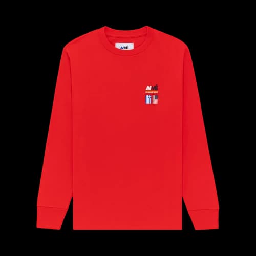 Aimé Leon Dore 38-GS Offshore Long-Sleeve Tee 'Red'