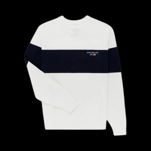Aimé Leon Dore 38-GS Offshore Knit Crewneck Sweater 'White'