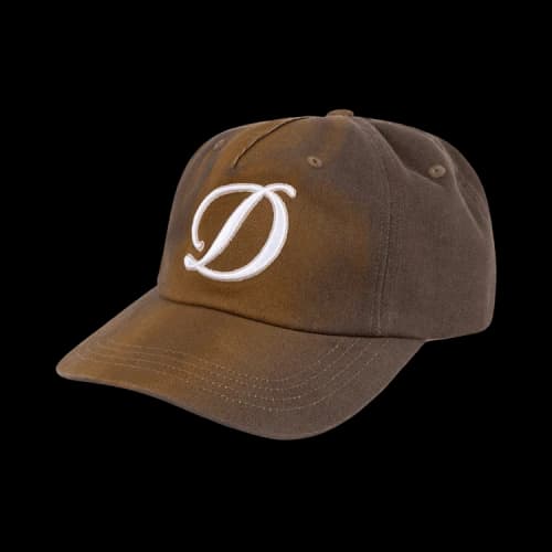 Dime Cursive Denim Worker Cap 'Brown Washed'