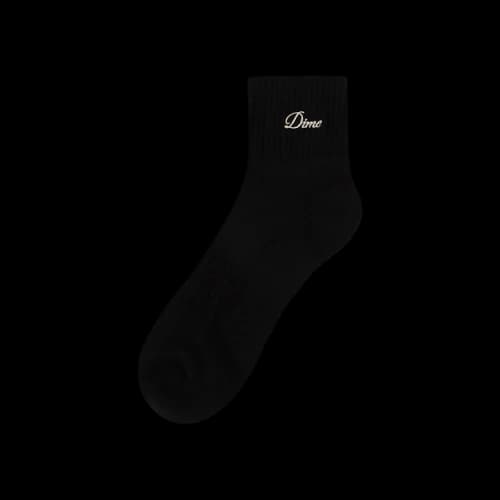 Dime Two Pack Ankle Socks 'Black'