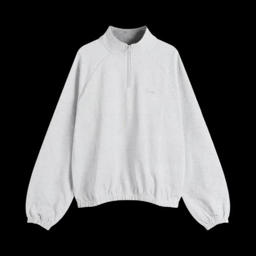 Dime Classic Terry Quarter Zip 'Heather Grey'