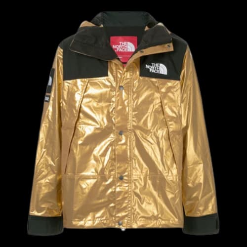 Supreme x The North Face Metallic Mountain Jacket 'Gold Black'