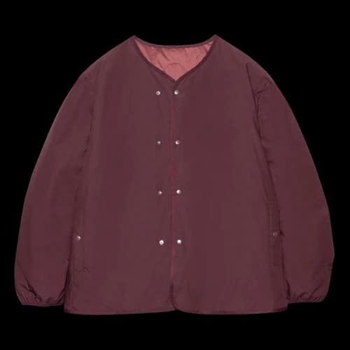 nanamica Reversible Down Cardigan 'Mahogany'