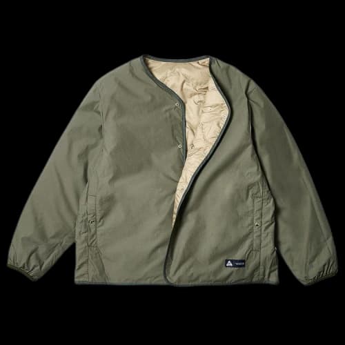 nanamica x Palace Reversible Down Cardigan 'Sage Green'