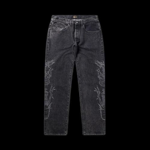 Aries Lasered Dragon Batten Jean 'Black'