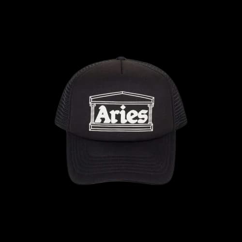Aries Temple Trucker Cap 'Black'