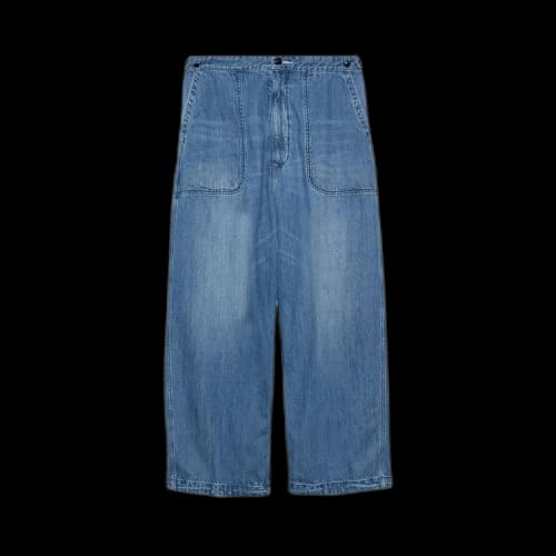 nanamica Denim Work Pants 'Indigo Bleach'