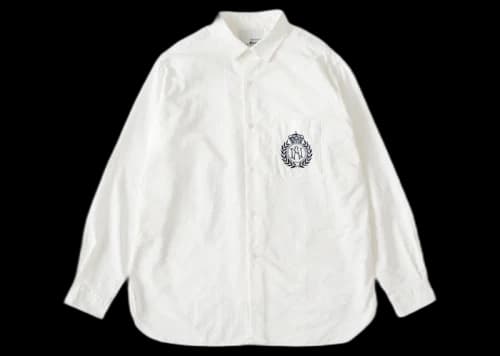 Awake x nanamica Regular Collar Wind Shirt White
