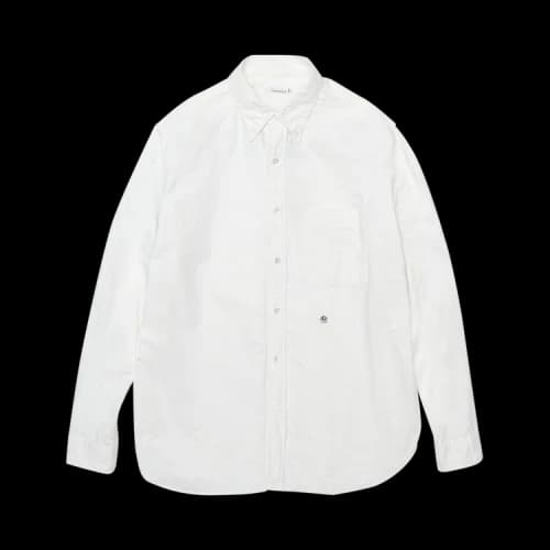 nanamica Button Down Wind Shirt 'White'