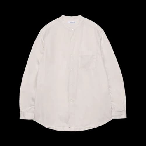 nanamica Band Collar Panama Shirt 'Natural'