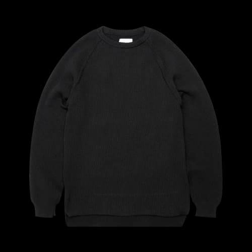 nanamica 5G Crew Neck Sweater 'Black'
