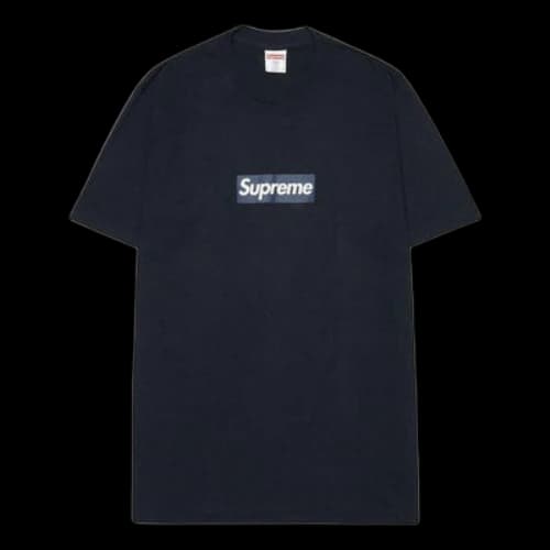 Supreme New York Yankees Box Logo T-Shirt 'Black White'