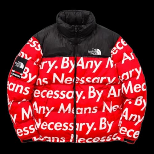 Supreme FW15 X The North Face By Any Means Nuptse Jacket 'Red'