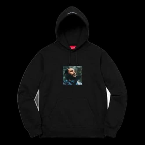 Supreme FW18 Marvin Gaye Hooded Sweatshirt Black