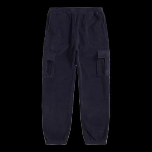 Supreme FW18 Polartec Cargo Pant Navy polar fleece Long Pants Navy Blue