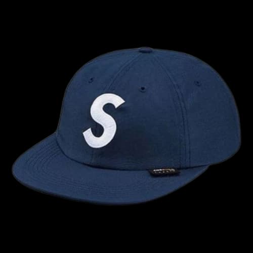Supreme Cordura S Logo 6-Panel 'Navy White'