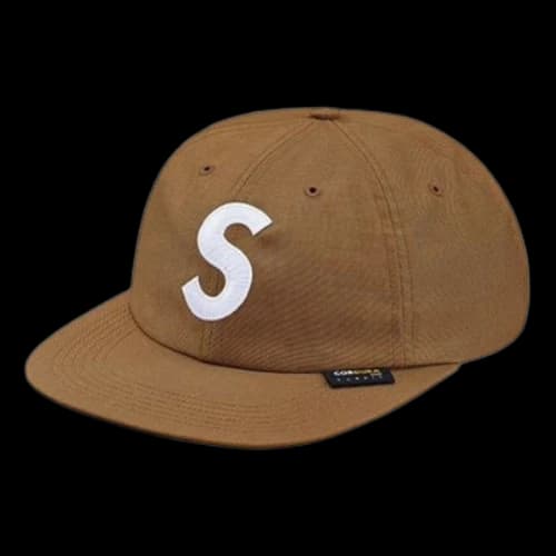 Supreme Cordura S Logo 6-Panel 'Brown White'