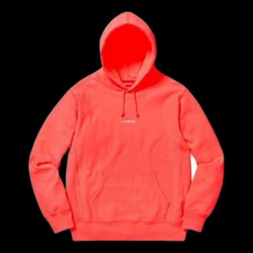 Supreme FW18 Trademark Hooded Sweatshirt Pink