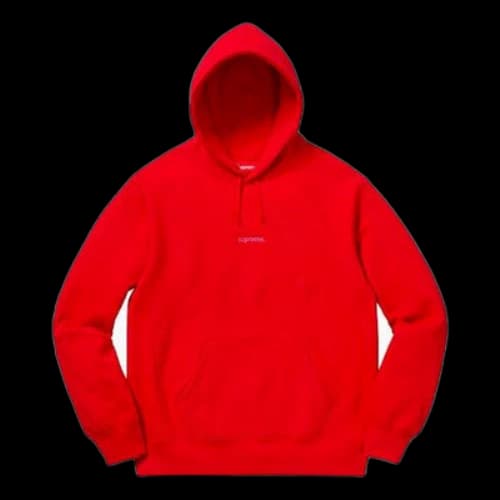 Supreme FW18 Trademark Hooded Sweatshirt Red