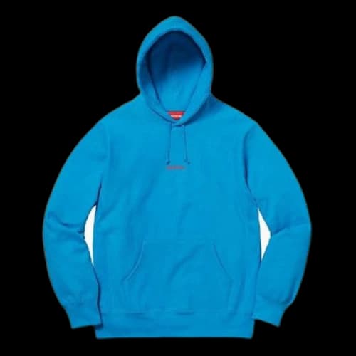 Supreme FW18 Trademark Hooded Sweatshirt Bright Royal
