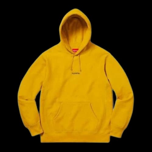 Supreme FW18 Trademark Hooded Sweatshirt 'Yelllow'