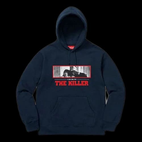 Supreme FW18 The Killer Hooded Sweatshirt Navy