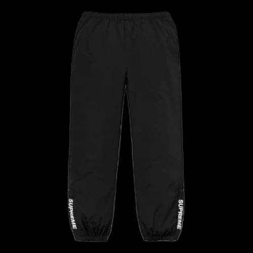 Supreme FW18 Warm Up Pant Black Zipper Small Pants Unisex