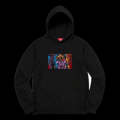 Supreme FW18 Chainstitch Hooded Sweatshirt Black