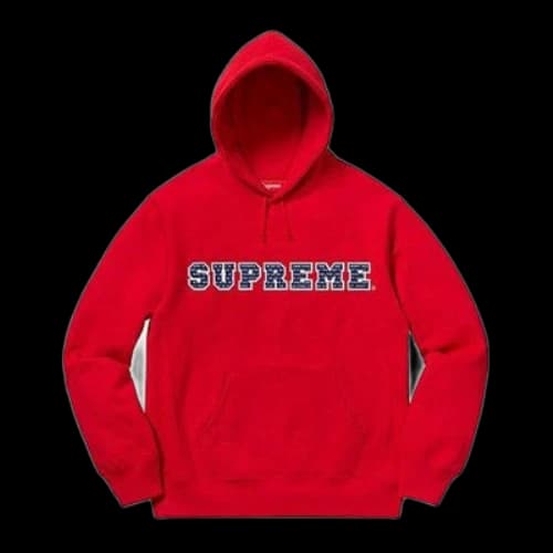 Supreme FW19 Week 1 The Most Hooded Sweatshirt logo 'Red'
