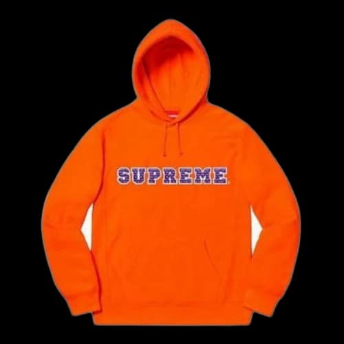 Supreme FW19 Week 1 The Most Hooded Sweatshirt Logo 'Orange'