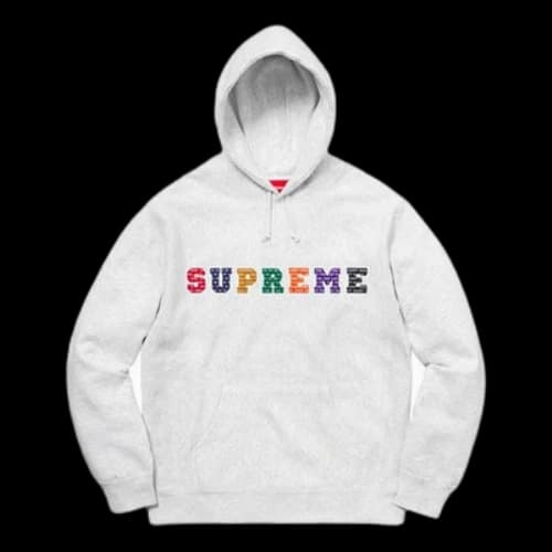 Supreme FW19 Week 1 The Most Hooded Sweatshirt logo 'White'