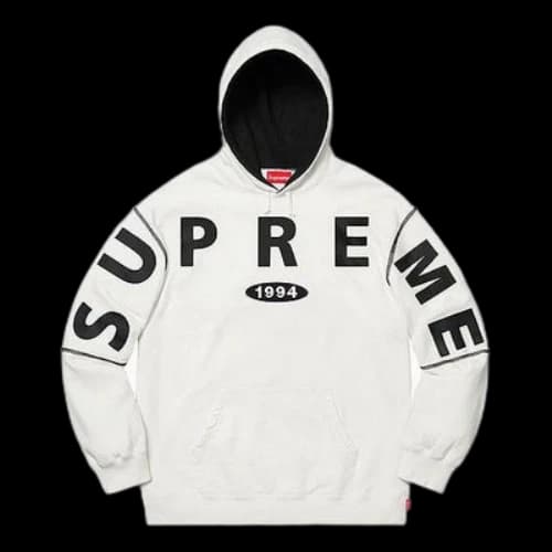 Supreme FW19 Week 1 Spread Logo Hooded Sweatshirt Logo