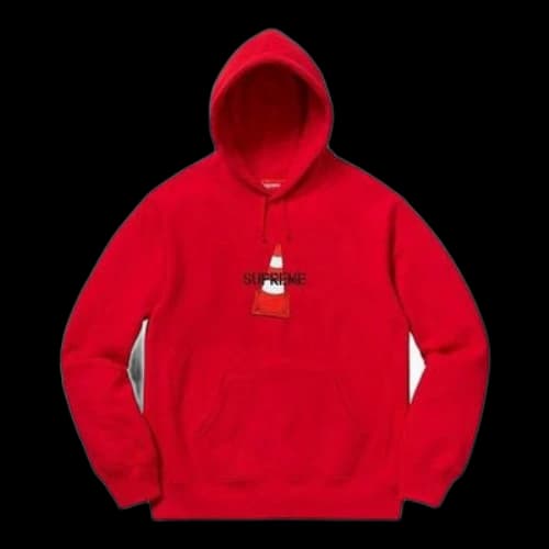 Supreme FW19 Week 1 Cone Hooded Sweatshirt 'Red'
