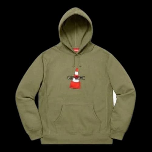 Supreme FW19 Week 1 Cone Hooded Sweatshirt 'Green'