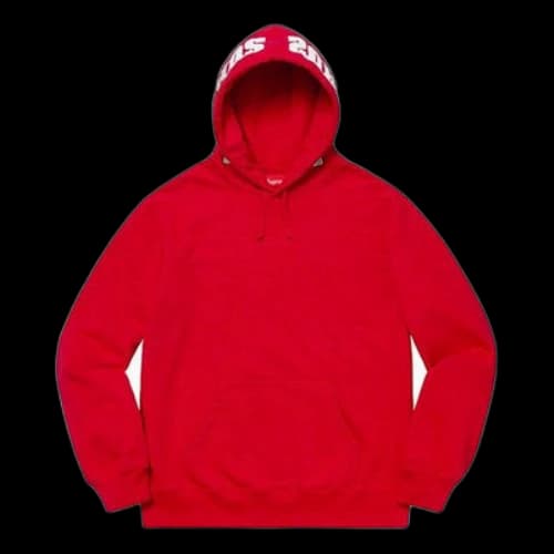 Supreme FW19 Week 14 Mirrored Hooded Sweatshirt
